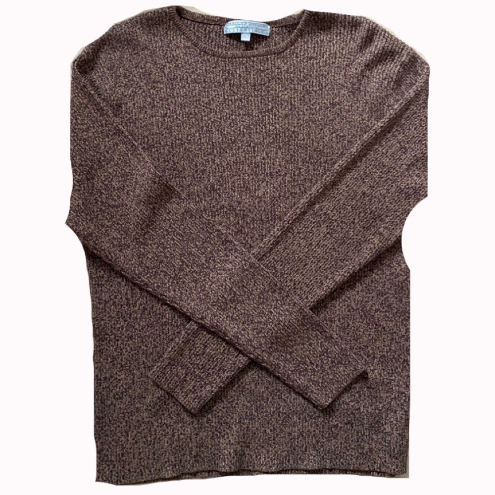 nice thick knit brown sweater